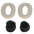 thumbnail image 3 of Almohadillas para la Oreja de Auriculares de Reemplazo, Cojín de auriculares de Reemplazo Ultra Delgado, Cómodo Duradero Con Algodón de Ajuste para Mdr-000X WH-000XMM2, 3 of 7