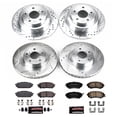 thumbnail image 3 of PowerStop Front and Rear Z23 Evolution Sport Carbon-Fiber Ceramic Brake Pad and Drilled & Slotted Rotor Kit Fits: SAAB SUBARU Select Models K1127, 3 of 10