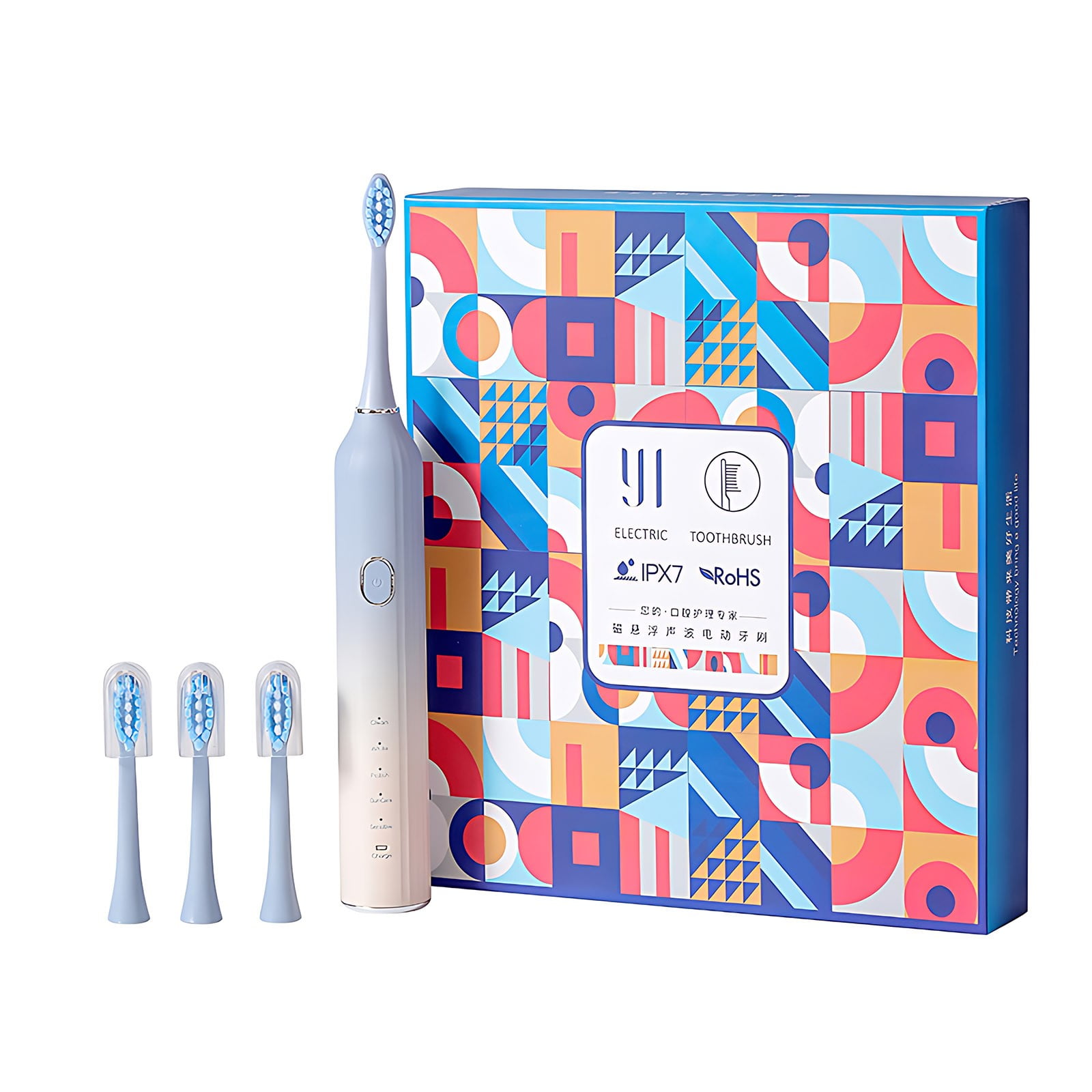 Electric Toothbrush With Magnetic Levitation Motor, Multi-Frequency Vibration, 5 Modes, 3 Strengths, 1.4 Million Vibrations Per Minute, High-Quality Bristles, 2000mAh Battery, Long Runtime