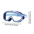 thumbnail image 3 of easdesey Children's Goggles,Upgrade HD Waterproof and Anti Fog Goggles, Silicone Swim Glasses for Kids Boys Girls, 3 of 9