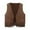 Brown, variant on WXDDY Kids Open Front Suede Fringe Western Cowboy Cow Girl Vest 70s Suede Leather Tassels Jacket Cardigan Tassel Sleeveless Casual Waist Coat Top Party (3-12 Years)