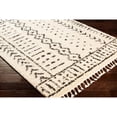 thumbnail image 2 of Surya  2 x 3 ft. Berber Shag Area Rug - Charcoal & Beige, 2 of 3