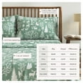 thumbnail image 3 of Great Bay Home Lodge Flannel Sheet Set - 100% Turkish Cotton - Double Brushed (King, Enchanted Woods - Sage Green), 3 of 6
