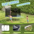 thumbnail image 6 of HEVAOTRY 10FT Trampoline for Kids, Recreational Trampoline for Adults, Large Capacity Fitness Trampoline with Basketball Hoop, 6 of 8