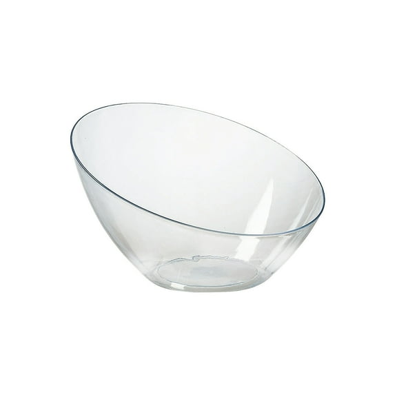 20 Oz. Angle Bowl Clear - Party Supplies - 1 Piece