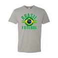thumbnail image 1 of Go All Out Brasil Futebol Brazil Football Soccer Futbol Deluxe Soft T-Shirt Mens/Women, 1 of 2