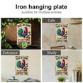 thumbnail image 4 of Vintage-Inspired "Rise and Shine It's Coffee Time" Rooster Metal Sign - 1pc, Iron Wall Art for Kitchen or Cafe Decor, Farmhouse Style 8x12 Inch Chicken Tin Sign, 4 of 7