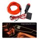 thumbnail image 5 of Riwesomey Tira de luces LED para iluminación Interior de coche de 3M, guirnalda de luces LED para coche, línea de tubo de cuerda de alambre, tira de luz Automoción decorativa y accesorios Naranja Riwesomey VI000918-10B, 5 of 6