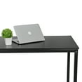 thumbnail image 3 of ZENY 47" Laptop Computer Desk Modern Modern Workplace Studio, Black Metal Frame, 3 of 15