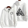 thumbnail image 2 of Canserbero-Sudadera con capucha y cremallera para hombre y mujer, chaqueta de gran tamaño, moda urbana Y2K, abrigo para pareja, primavera y otoño, novedad de 2024, 2 of 5