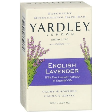 Yardley English Lavender Bath Bar, 4.25 oz 3 Pack