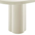 thumbnail image 5 of 72 Inch Dining Table, White, Wood, Concrete, Oval, Kitchen Cafe Bistro Hospitality Restaurant, Modern Contemporary HB36473, 5 of 10