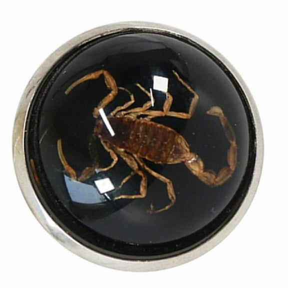 Scorpion Opening Rings Colorful Round Bottom Index Finger Rings Fashionable Jewelry Pieces Birthday Gift for Women Men