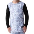 thumbnail image 1 of BLACKSTRAP Kid's Therma Crew Baselayer Top Mountain Camo Blue, S, 1 of 1