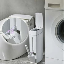 Kitchen Trash Can, Step-On Garbage Can with Lid, Tall Kitchen & Bathroom Trash Can, Small Office Waste Bin - Xuniizn