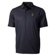 thumbnail image 2 of Men's Cutter & Buck Black Wichita State Shockers Primary Team Logo Pike Double Dot Print Stretch Polo, 2 of 3