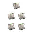 thumbnail image 1 of Ounissouiy Organizador de pastillas Almacenamiento transparente 7 días Cuidado de la salud Tableta Contenedor Compartimento Divisores Titular Gris 5piezas, 1 of 6
