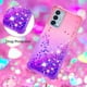 thumbnail image 4 of Funda para OnePlus Nord N200 5G Transparente con Brillos Carcasa Protectora Antigolpes con Glitter Brillante, 4 of 5