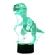 thumbnail image 1 of 3D DinosaurKid Lámpara LED 7 Cambio de color Control táctil Luz de noche de Halloween, 1 of 3