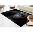 thumbnail image 4 of Corridor Rugs, Living Room Rugs, Cute Chimpanzee Rug, Chimpanzee Rug, Animal Rugs, Chimpanzee Portrait Rug, Anti-Slip Carpet Rugs, 3.3'x5' - 100x150 cm, 4 of 8