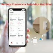 SwitchBot Bot, Programmable Bluetooth Smart Button Pusher, Black