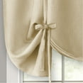 thumbnail image 3 of Achim Darcy Tan Solid Print Light Filtering Curtains, 58 x 63 in, 3 of 5