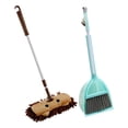 thumbnail image 1 of Baby Mini House Sweeping Cleaning Toy Combination - Child Mop Broom Dustpan Set - Telescopic Flat Mop, 1 of 2