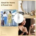 thumbnail image 5 of 200PCS 3ml Spray Bottles, Mini Clear Glass Perfume Bottles, Portable Refillable Spray Containers, Fine Mist Spray Empty Essential Oil Spray Bottles, Fragrance Sample Atomizer for Home Travel, 5 of 5