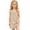 Beige, variant on Girls' Solid Color Casual Dress for Kids Comfortable Everyday Wear for Girls Breathable Easy Fit Stylish Lightweight Style Dress 4t 5-6 Years