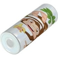 thumbnail image 2 of Cartoon 20 Oz Skinny Tumbler, Funny Monkey Hanging from Tree and Holding Banana Jungle Animals Theme Print, Leak-Proof Straw Lid and Brush Vacuum Insulated for Outdoor Use, Chocolate White, 2 of 6