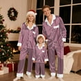thumbnail image 7 of Guluxicc Christmas Pajamas for Family, Pjs Matching Outfit Sets for Men, Holiday Nightwear, Button Down Shirt with Pockets and Pants, Sleepwear Jammies, Pink, 7 of 7
