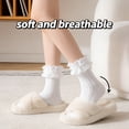 thumbnail image 5 of OQRKI 3Pairs Girls Ruffle Socks,7-9 Years Old Lace Socks,Baby Girl Ruffle Socks,Combination1, 5 of 7