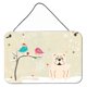 thumbnail image 1 of Caroline's Treasures Christmas Presents Friends Bulldog inglés Blanco para colgar en la pared o en la puerta BB2595DS812, 8 x 12 Caroline's Treasures BB2595DS812, 1 of 1