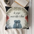 thumbnail image 3 of YINGXI to My Bestie Gift, I Hope Every Time You Hug This Pillow It Reminds You How Much I Love You Throw Pillow Cover for Bestie Birthday Gift Flannel Pillow Covers 12x12in, 3 of 5