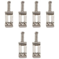 Set of 6 Replacement Chrome Tremolo Bridge Saddles For Fender Electric Guitar