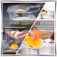 thumbnail image 4 of (s) Separador de yema de huevo Separador de huevos de acero inoxidable Gadget de cocina Separador de yema de huevo y clara, 4 of 5