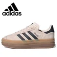 thumbnail image 3 of Zapatillas de skate Adidas Originals Gazelle Bold para mujer, de ante, modernas, con suela gruesa, de corte bajo, antideslizantes, para caminar al aire libre, 3 of 5