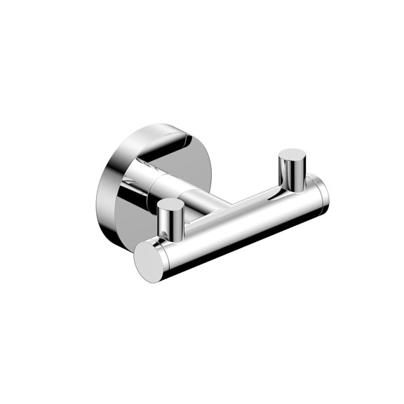 Ws Bath Collections Norm WSBC 268639 Norm Double Robe Hook - Chrome