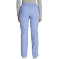 thumbnail image 5 of Dickies EDS Signature Scrubs Pant for Women Natural Rise Tapered Leg Pull-On Plus Size 86106, 4XL, Ciel, 5 of 7