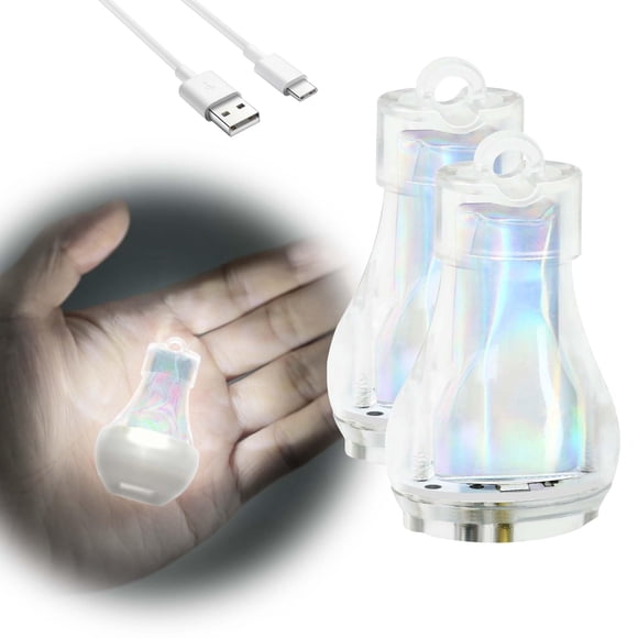 Linterna ASNAME Mini Linterna LED recargable USB a prueba de agua