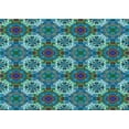 thumbnail image 1 of Ahgly Company Indoor Rectangle Patterned Blue Jay Blue Area Rugs, 2' x 4', 1 of 1