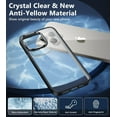 thumbnail image 3 of for iPhone 15-Pro-Max Phone Case: Anti-Yellowing Clear Slim Phone Case for iPhone 15 ProMax Transparent Protective Shockproof Thin Phone Cover 6.7 inch for Women Men, 3 of 14