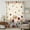 Beige, variant on Thanksgiving Sheer Curtains 45 Inches Long, Farmhouse Retro Pumpkin Flowers Leaves Light Filering Curtains, Breathable Simi Curtain Privacy Drapes for Kitchen Bathroom Lightweight Window Treatment