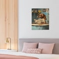 thumbnail image 6 of Dog Reading Newspaper Poster Canvas- Perfect for Wall Artrations, Dining Room Decor, Bedroom Art, Wall Decor Living Room, Wall Art, Frameless 12x16inch, 6 of 7
