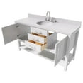 thumbnail image 3 of Ariel R061SWQOVOMNB Bayhill 60" Free Standing Single Basin Vanity Set - Blue, 3 of 7