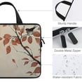 thumbnail image 3 of Werpe Birds Leaves Branch Neoprene Laptop Sleeve Bag Tablet Cover Diving Fabric Carrying Bag 12inch, 3 of 5