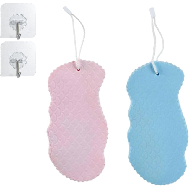 Depurador de piel coreano, Exfoliante depurador de piel coreano, Esponja depurador de piel coreano, Depurador de cuerpo coreano Piel muerta, Esponja de baño exfoliante súper suave, Esponja depurador c