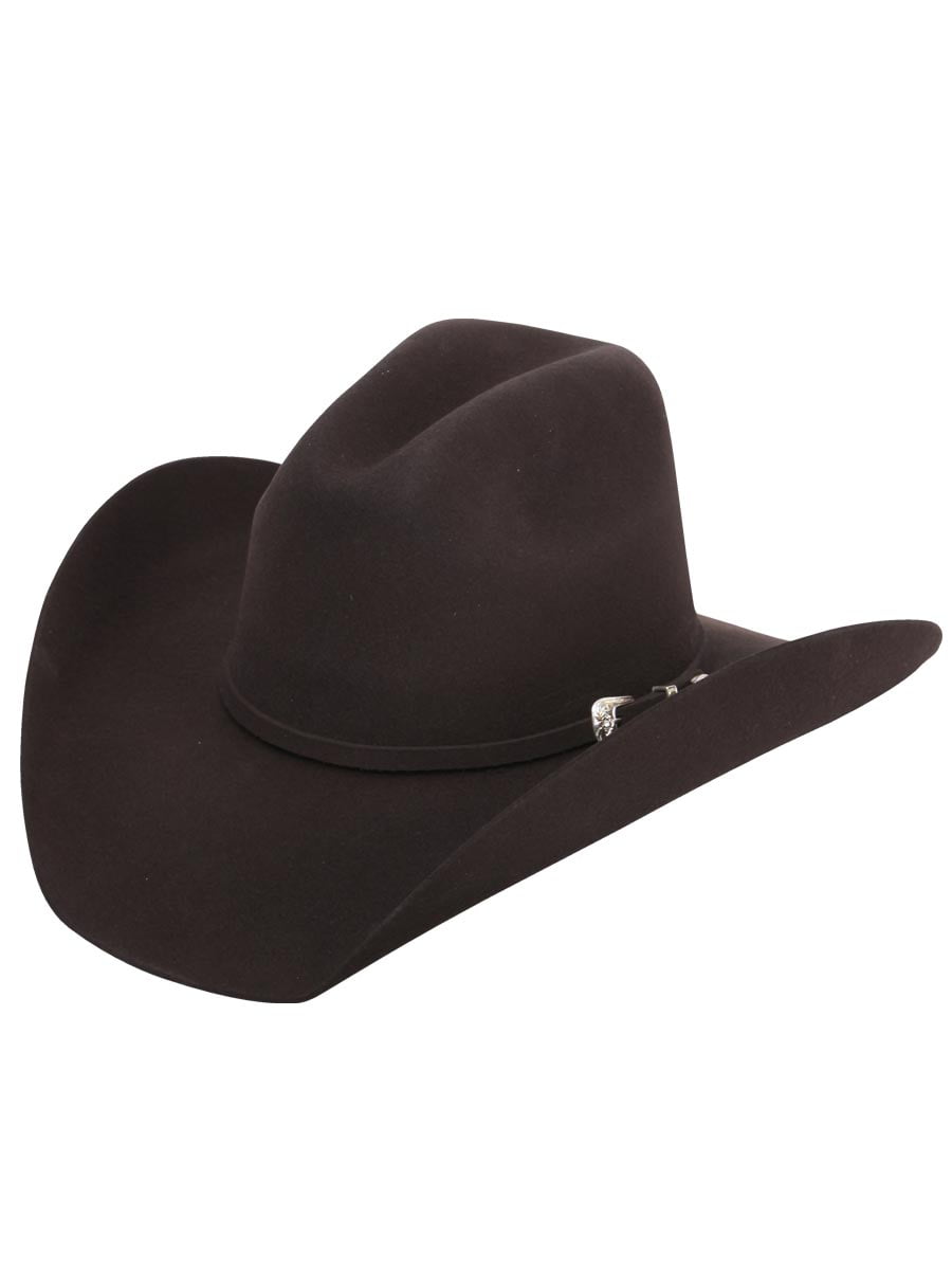 Men's Western Cowboy Hat El General Texana 50X Horma Joan Color Black Wool