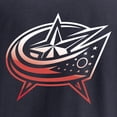 thumbnail image 3 of Men's Navy Columbus Blue Jackets Gradient Logo T-Shirt, 3 of 4