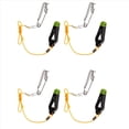 thumbnail image 1 of 4 Pcs Plus Line Release, 17 Inches Downrigger Release Stacker Clip Fishing Leader with Longline Snap Clips, 1 of 8